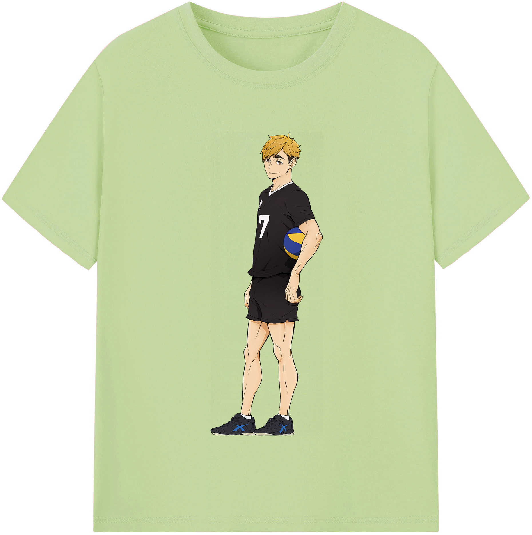 （画像用） ハイキュー!! Haikyu!! 綿100％半袖Tシャツ（フロントプリント）